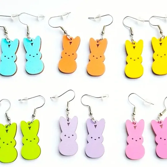 NWOT one pair of Peep earrings - Picture 2 of 4